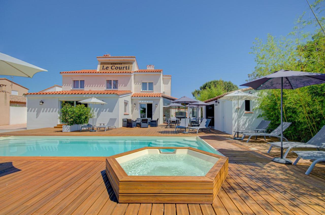 Domaine Le Courti - Adult Only Otel Le Barcarès Dış mekan fotoğraf